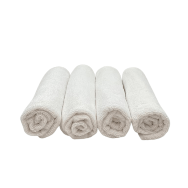 BYFT002858 IRIS Hand Towel White Set of 4 B