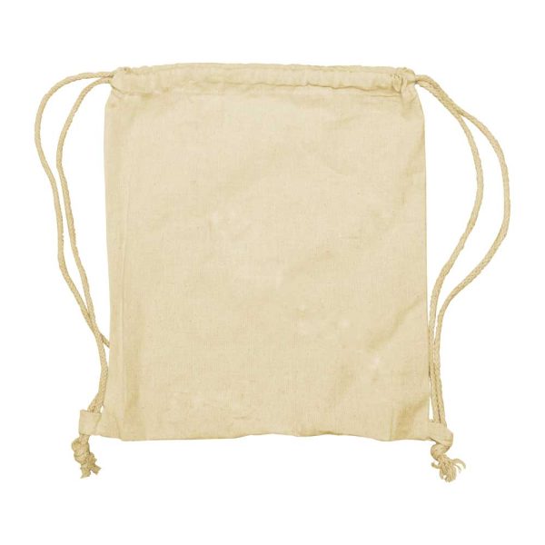 BYFT004228 Canvas String Bags Beige Set of 1 B