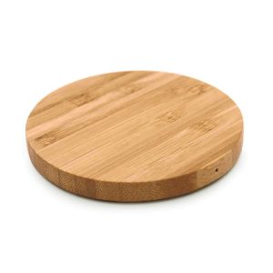 BYFT005670 Bamboo Wireless Charging Pad Natural Set of 1
