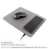 BYFT005672 Fast Wireless Charging Mousepad Grey Set of 1 A