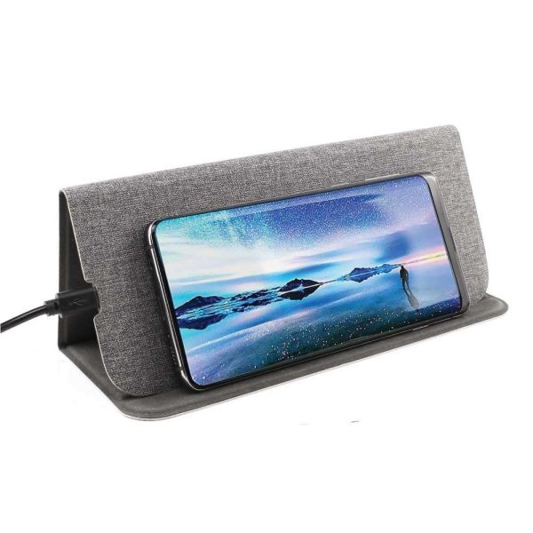BYFT005672 Fast Wireless Charging Mousepad Grey Set of 1 B