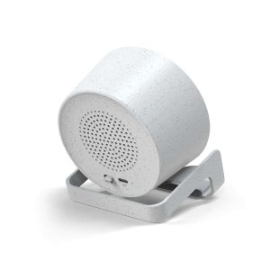 BYFT005677 BT Speakers with Wireless Charging and Lamp Grey Set of 1 A