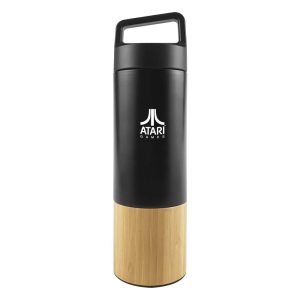 BYFT005687 Travel Bottles with Bamboo Natural Black Set of 1