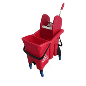 BYFT008277 FILMOP Bucket with Wringer 30 L Red Plastic