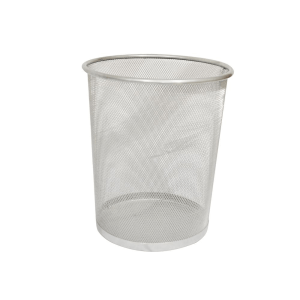 BYFT008522 AKC Basket 12 Ltr Silver Metal Set of 1