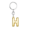 BYFT012876 METALMORPHOSE MTM KEYCHAIN Party Balloon Alphabet H Golden Zinc Alloy Set of 1 MTM10H B