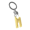 BYFT012880 METALMORPHOSE MTM KEYCHAIN Party Balloon Alphabet M Golden Zinc Alloy Set of 1 MTM10M D