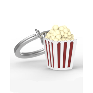 BYFT012886 METALMORPHOSE MTM KEYCHAIN Popcorn Multicolor Zinc Alloy Set of 1 MTM135 01