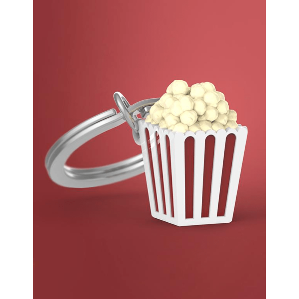 BYFT012886 METALMORPHOSE MTM KEYCHAIN Popcorn Multicolor Zinc Alloy Set of 1 MTM135 01 A