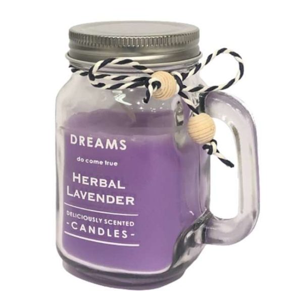 JAR CANDLE HERBAL LAVENDER 180G 8833841098897