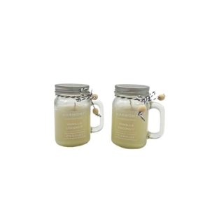 Jar Candle Vanilla Coconut Set of 2 removebg preview removebg preview