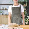 BYFT017586 Orchard Apron 65 x 85 Cm Grey White Dots 180 Gms Set of 1 E