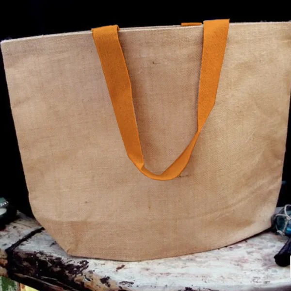 BYFT013976 BYFT Natural Jute Bag (Hello Beautiful) Design C