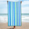 BYFT014497 BYFT Jacquard Beach Towel 86 x 162 Cm 390 Gsm Cool Stripe Cotton Set of 1 C