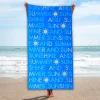 BYFT014501 BYFT Jacquard Beach Towel 86 x 162 Cm 390 Gsm Sunshine and Summer Cotton Set of 1 C