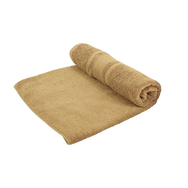 BYFT014539 BYFT Home Castle Bath Sheet 90 x 180 Cm 550 Gsm Cream 100 Cotton Set of 1 B