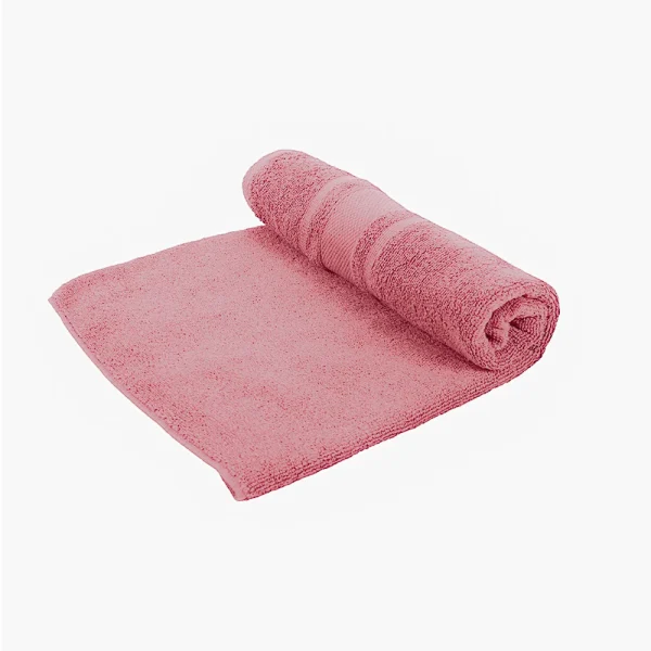 BYFT014541 BYFT Home Castle Bath Sheet 90 x 180 Cm 550 Gsm Pink 100 Cotton Set of 1 B