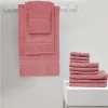 BYFT014541 BYFT Home Castle Bath Sheet 90 x 180 Cm 550 Gsm Pink 100 Cotton Set of 1 D