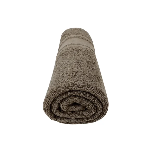BYFT014546 BYFT Home Castle Bath Towel 70 x 140 Cm 550 Gsm Beige 100 Cotton Set of 1 B