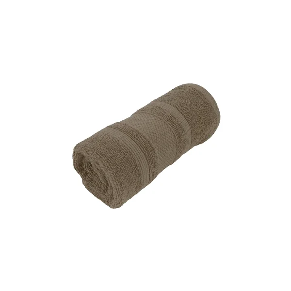 BYFT014552 BYFT Home Castle Hand Towel 50 x 90 Cm 550 Gsm Beige 100 Cotton Set of 1 B