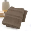 BYFT014552 BYFT Home Castle Hand Towel 50 x 90 Cm 550 Gsm Beige 100 Cotton Set of 1 C