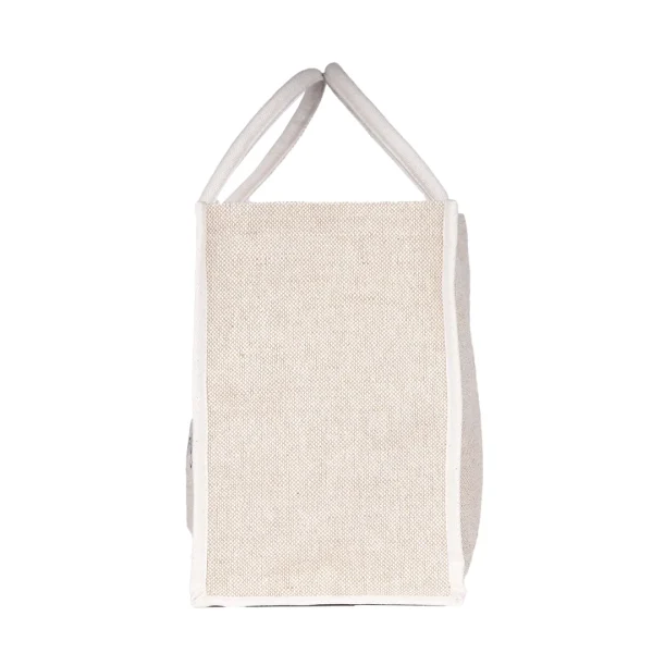 BYFT017622 BYFT Natural Jute bag shopper (Hello Beautiful) Design B