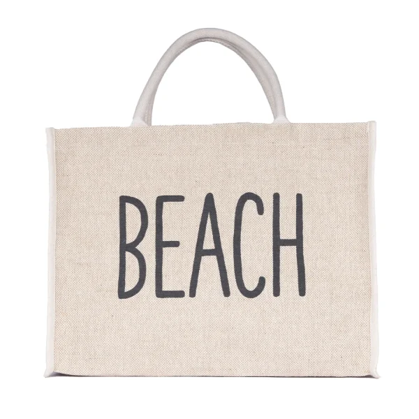 BYFT017623 BYFT Natural Jute bag shopper (Beach) Design