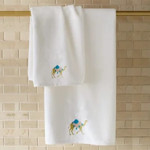 BYFT002019 EMBROIDERED FOR YOU Bath Towel White Set of 1 C