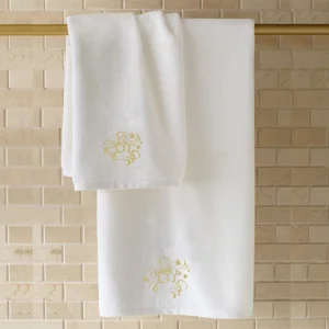 BYFT002029 EMBROIDERED FOR YOU Bath Towel White Set of 1 C