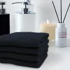 BYFT005598 DAFFODIL WASHCLOTH BLACK Set of 1 C