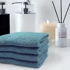 BYFT005605 DAFFODIL WASHCLOTH LIGHT BLUE Set of 1 C