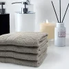 BYFT005606 DAFFODIL WASHCLOTH LIGHT GREY Set of 1 C