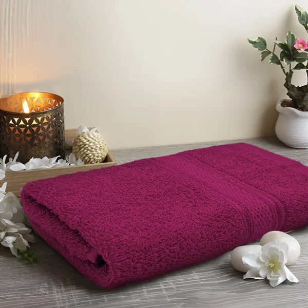 BYFT005633 DAFFODIL HAND TOWEL FUCHSIA PINK Set of 1 C