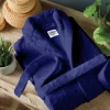 BYFT005661 DAFFODIL BATHROBE NAVY BLUE Set of 1 C
