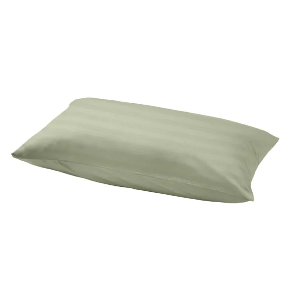 BYFT011517 BYFT Tulip Sand Set of 2 Single Fitted 1 Cm Satin Stripe Percale 300 TC A