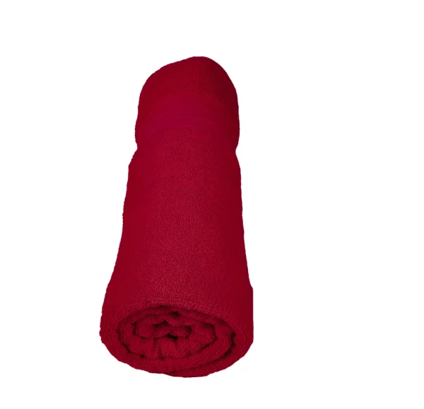 BYFT014564 BYFT Home Trendy Bath Towel 70 x 140 Cm 550 Gsm Red 100 Cotton Set of 1 B