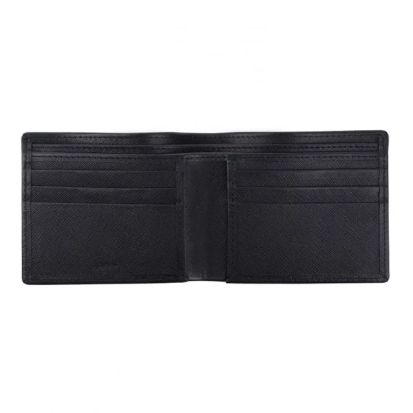 BYFT002485 Jafferjees Genuine Leather Men's Wallet Paris   Black A
