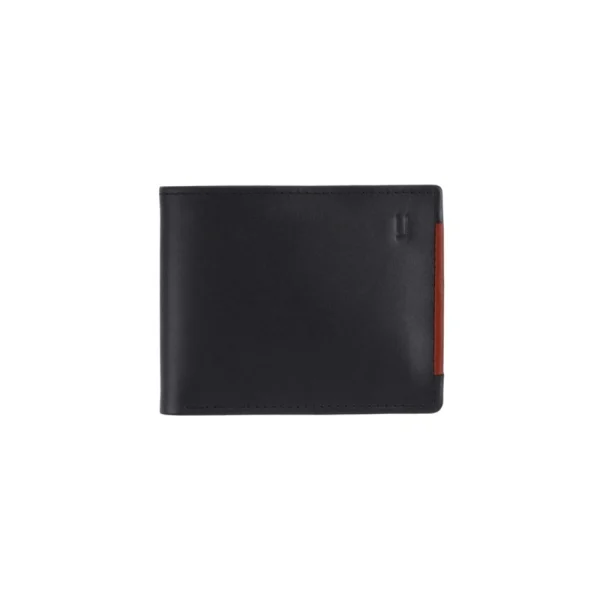 BYFT002493 Jafferjees Genuine Leather Men's Wallet Karachi   Black & Tan
