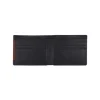 BYFT002493 Jafferjees Genuine Leather Men's Wallet Karachi   Black & Tan A