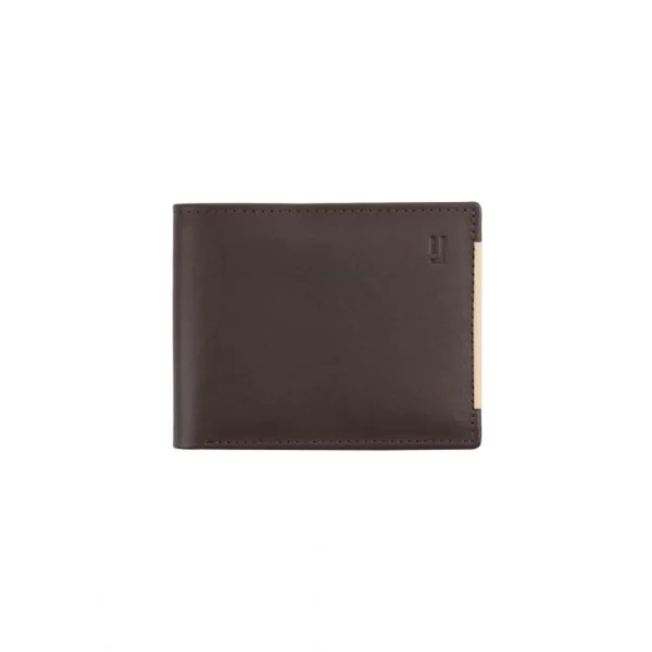BYFT002494 Jafferjees Genuine Leather Men's Wallet Karachi   Brown & Camel