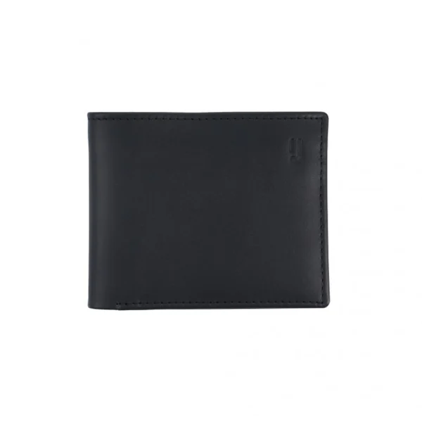BYFT002499 Jafferjees Genuine Leather Mens Wallet Rome Black