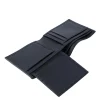 BYFT002499 Jafferjees Genuine Leather Mens Wallet Rome Black B
