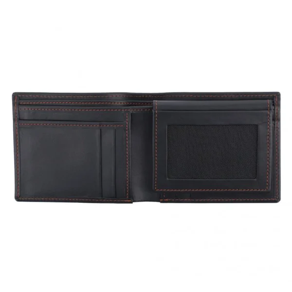 BYFT002500 Jafferjees Genuine Leather Mens Wallet Rome Black Tan A