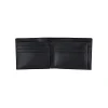 BYFT002508 Jafferjees Genuine Leather Mens Wallet Hamburg Black Silver A