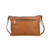 BYFT002560 Jafferjees Genuine Leather Womens Cross Body Bag The Coneflower Tan Gold A