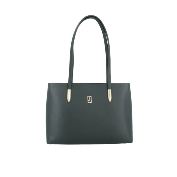 BYFT002564 Jafferjees Genuine Leather Womens Handbag The Azalea Green Gold