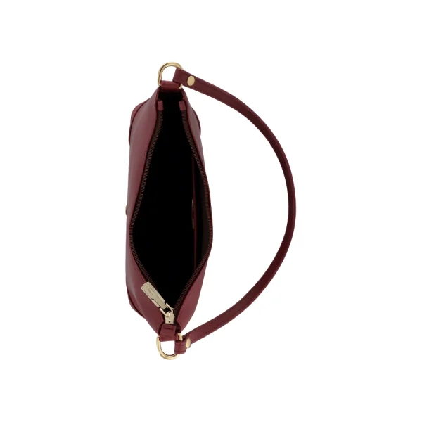 BYFT002570 Jafferjees Genuine Leather Womens Handbag The Blazing Star Maroon Gold A