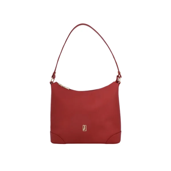 BYFT002572 Jafferjees Genuine Leather Womens Handbag The Blazing Star Red Gold