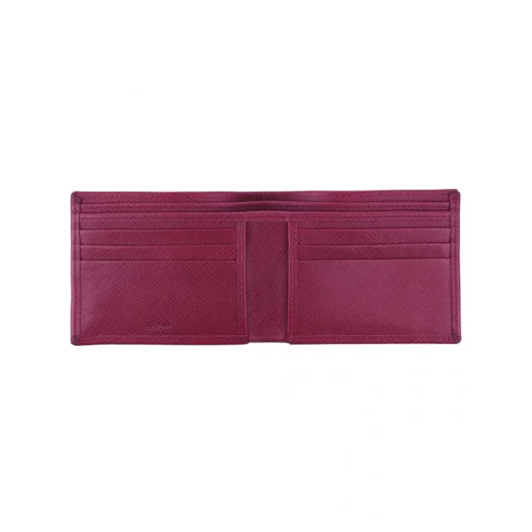 BYFT004999 Jafferjees Genuine Leather Men's Wallet Set Trevi Fountain   Maroon C