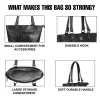 BYFT008268 Mounthood NEITH LADIES HAND BAG Black Set of 1 E
